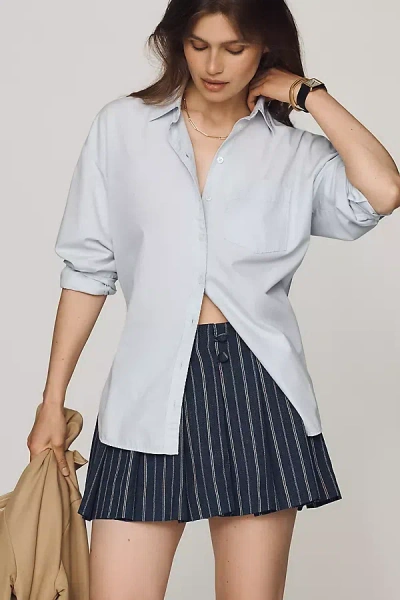 Maeve Room Service Skort In Blue