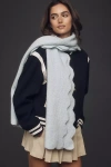 Maeve Scallop Scarf In Blue