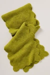 Maeve Scallop Scarf In Green