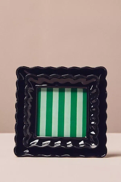 Maeve Scalloped Stoneware Picture Frame