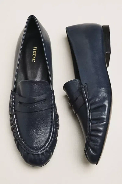Maeve Scrunch Loafers In Multi