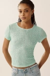 Maeve Sequin Tee In Blue