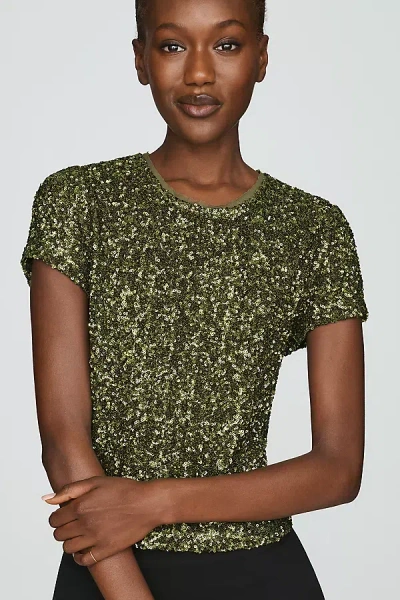 Maeve Sequin Tee In Multi