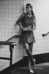 Maeve Sequin Tweed Mini Skirt In Multicolor
