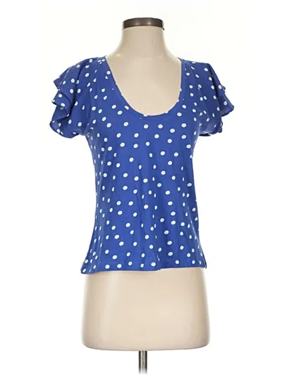 Pre-owned Maeve Short Sleeve T-shirt In Blue