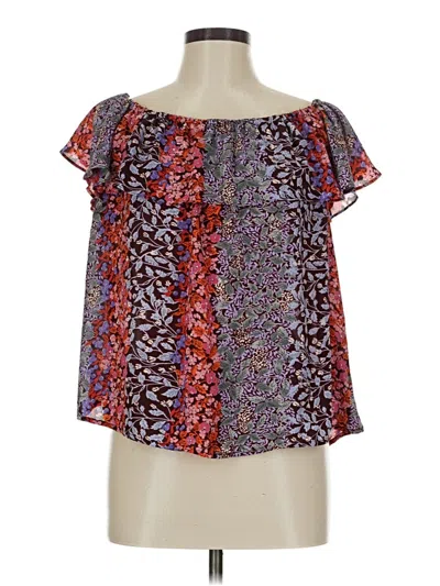 Pre-owned Maeve Short Sleeve T-shirt In Purple