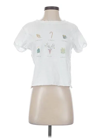 Pre-owned Maeve Short Sleeve T-shirt In White