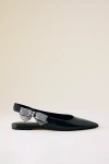 Maeve Side-bow Slingback Flats In Multi