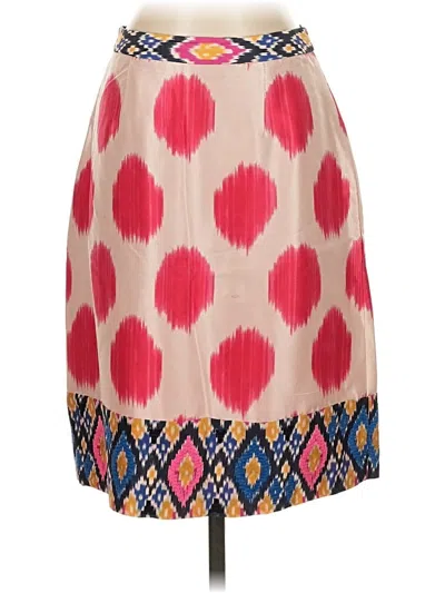 Pre-owned Maeve Silk Skirt In Pink