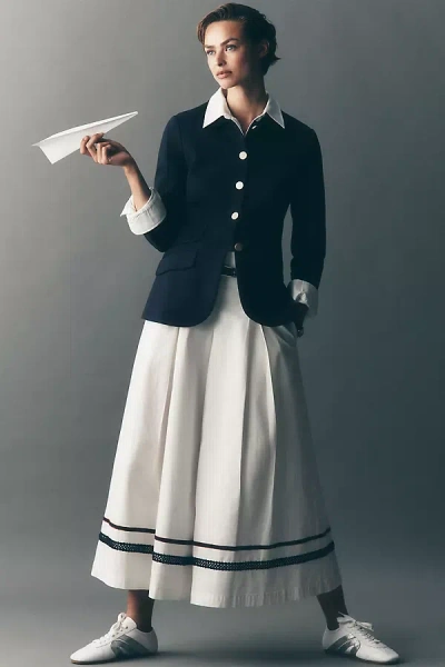 Maeve Skirty Deckhand Pants In White