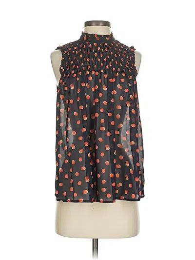 Pre-owned Maeve Sleeveless Blouse In Black