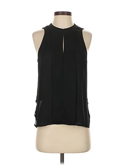 Pre-owned Maeve Sleeveless Blouse In Black