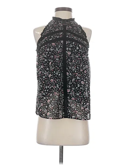 Pre-owned Maeve Sleeveless Blouse In Black