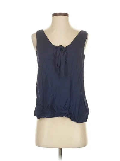 Pre-owned Maeve Sleeveless Blouse In Blue