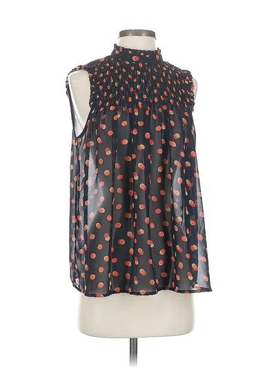 Pre-owned Maeve Sleeveless Blouse In Blue