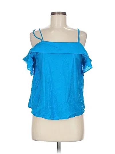 Pre-owned Maeve Sleeveless Blouse In Blue