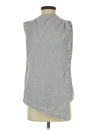 Pre-owned Maeve Sleeveless Blouse In Gray