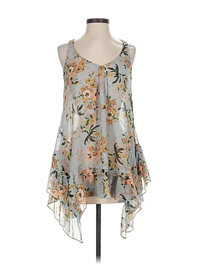 Pre-owned Maeve Sleeveless Blouse In Gray