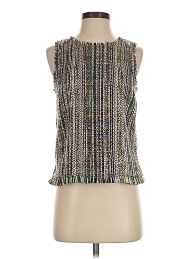 Pre-owned Maeve Sleeveless Blouse In Green
