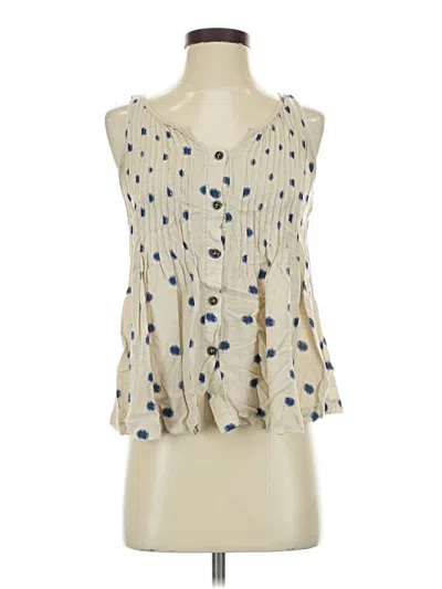 Pre-owned Maeve Sleeveless Blouse In Ivory