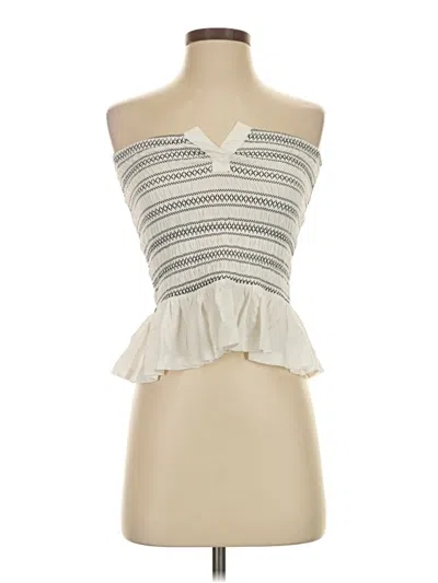 Pre-owned Maeve Sleeveless Blouse In Ivory