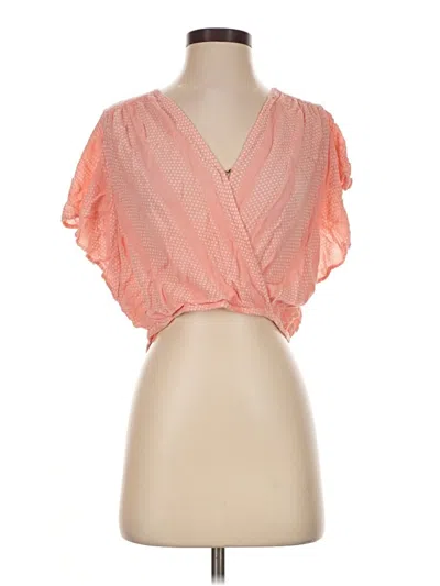 Pre-owned Maeve Sleeveless Blouse In Orange