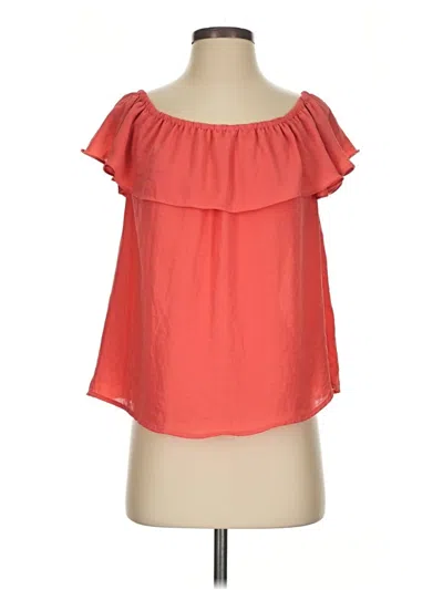 Pre-owned Maeve Sleeveless Blouse In Orange