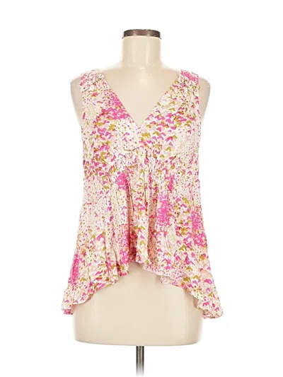 Pre-owned Maeve Sleeveless Blouse In Pink