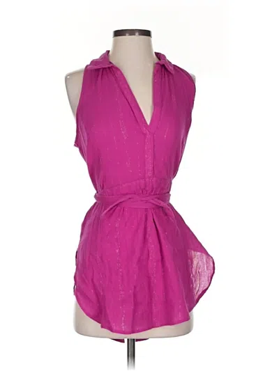 Pre-owned Maeve Sleeveless Blouse In Pink