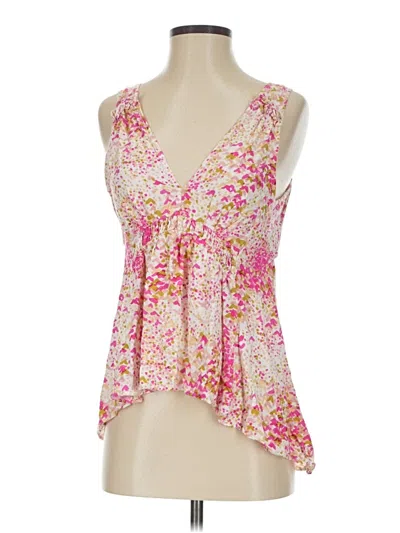 Pre-owned Maeve Sleeveless Blouse In Pink