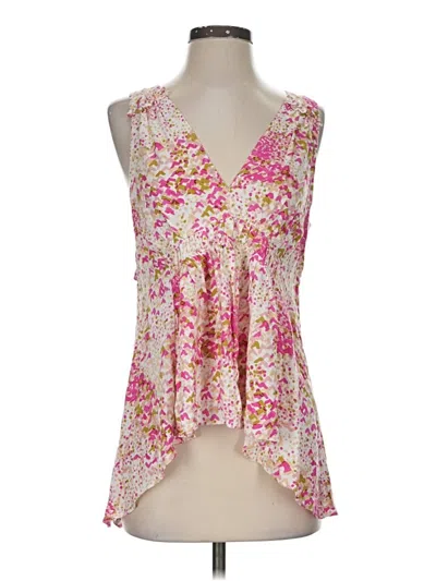 Pre-owned Maeve Sleeveless Blouse In Pink