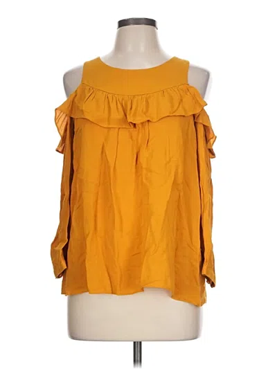 Pre-owned Maeve Sleeveless Blouse In Yellow