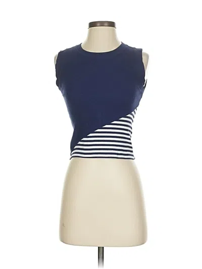 Pre-owned Maeve Sleeveless T-shirt In Blue