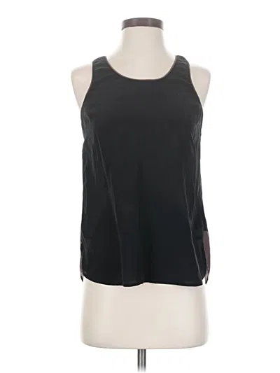 Pre-owned Maeve Sleeveless Top Brown Halter Neckline Tops