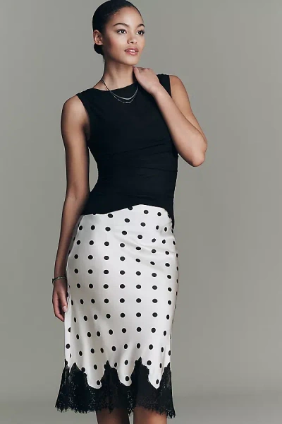 Maeve Sleeveless Twist Sweater Tank Top In Black