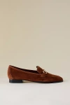 Maeve Slim Leather Loafers