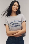 Maeve Snack Coordinator Graphic Tee In Gray