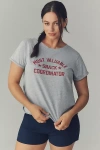 Maeve Snack Coordinator Graphic Tee In Gray
