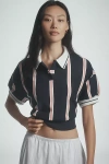 Maeve Sporty Polo Shirt In Multi