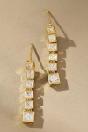 Maeve Square Glam Drop Earrings In Metallic