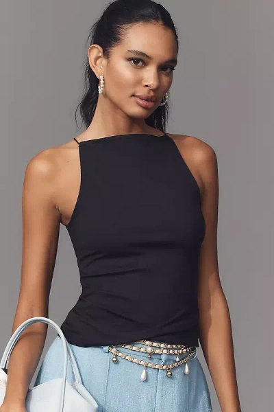 Maeve Square-neck Tank Top In Black