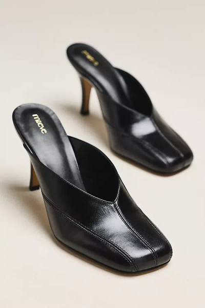 Maeve Square-toe Mule Heels In Black