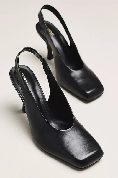 Maeve Square-toe Slingback Pumps In Black