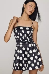 Maeve Strapless Romper In Black