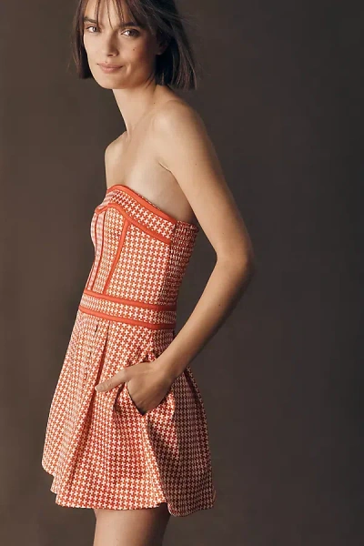 Maeve Strapless Romper In Multi