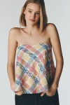 Maeve Strapless Swing Top In Multi