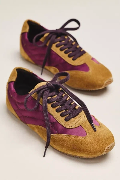 Maeve Suede Colorblock Sneakers In Multi