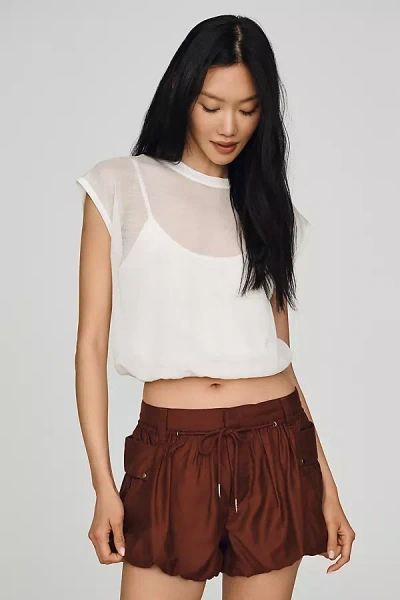 Maeve Summer Bloomers In Brown