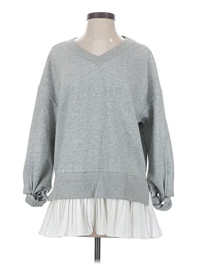 Pre-owned Maeve Sweatshirt In Gray