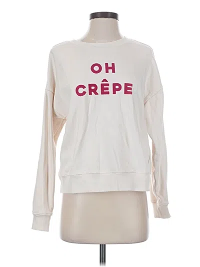 Pre-owned Maeve Sweatshirt In White